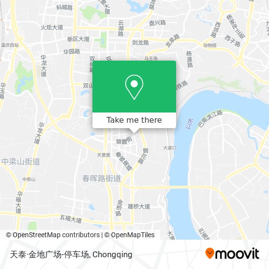 天泰·金地广场-停车场 map