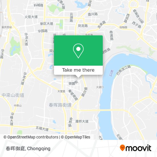 春晖御庭 map