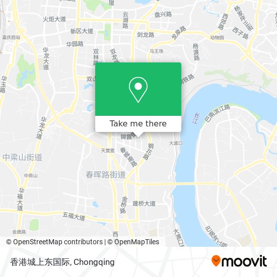 香港城上东国际 map