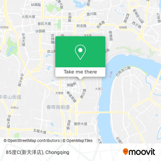 85度C(新天泽店) map