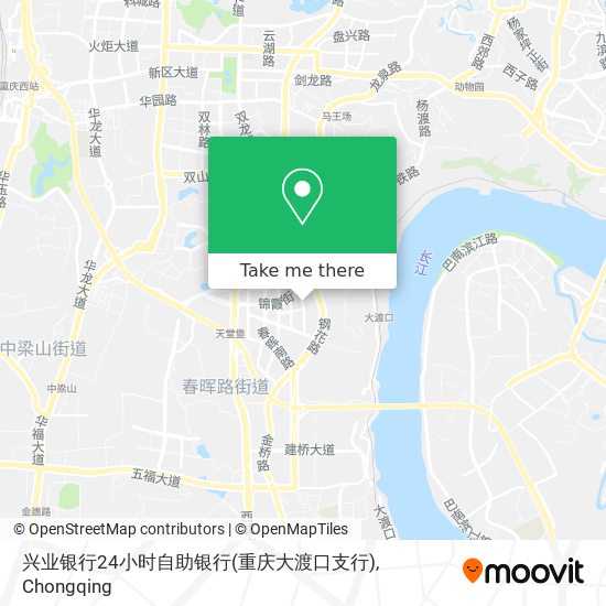 兴业银行24小时自助银行(重庆大渡口支行) map