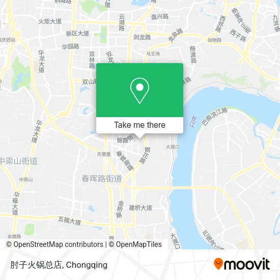 肘子火锅总店 map