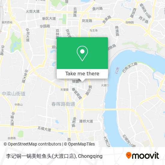 李记铜一锅美蛙鱼头(大渡口店) map