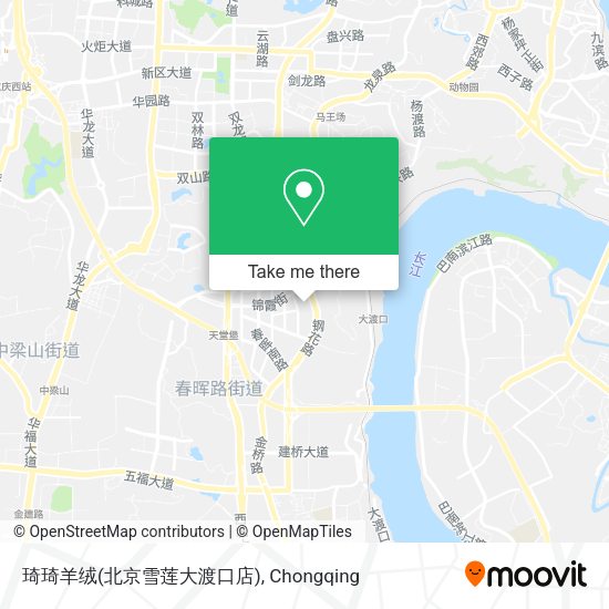 琦琦羊绒(北京雪莲大渡口店) map