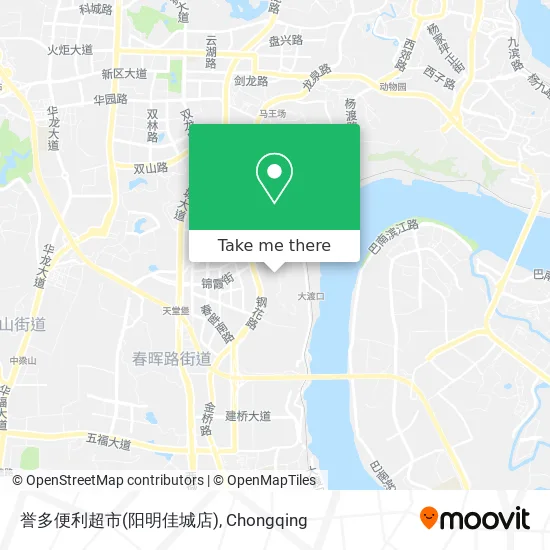 誉多便利超市(阳明佳城店) map