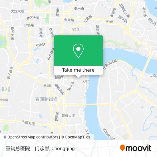 重钢总医院二门诊部 map