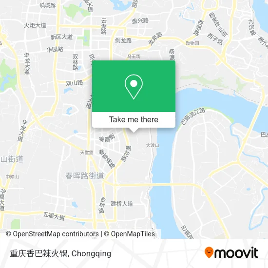 重庆香巴辣火锅 map