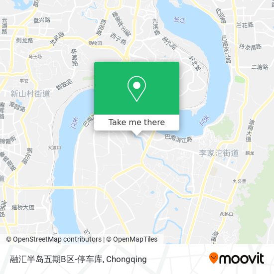 融汇半岛五期B区-停车库 map