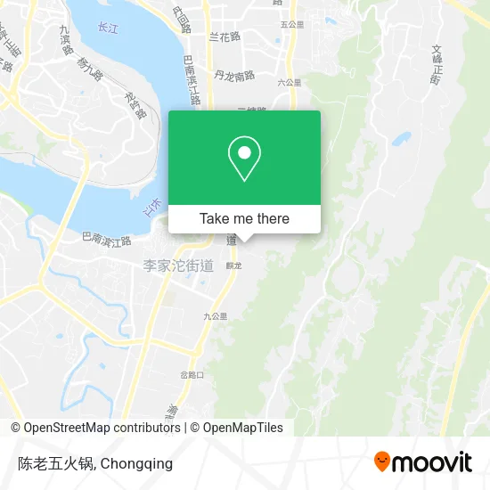 陈老五火锅 map