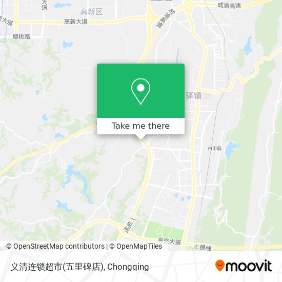 义清连锁超市(五里碑店) map