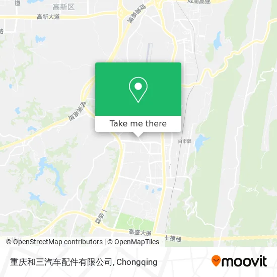 重庆和三汽车配件有限公司 map
