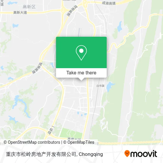 重庆市松岭房地产开发有限公司 map