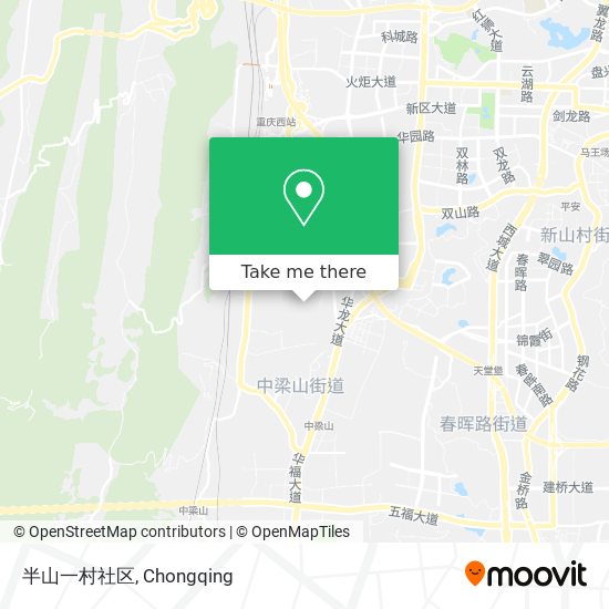 半山一村社区 map