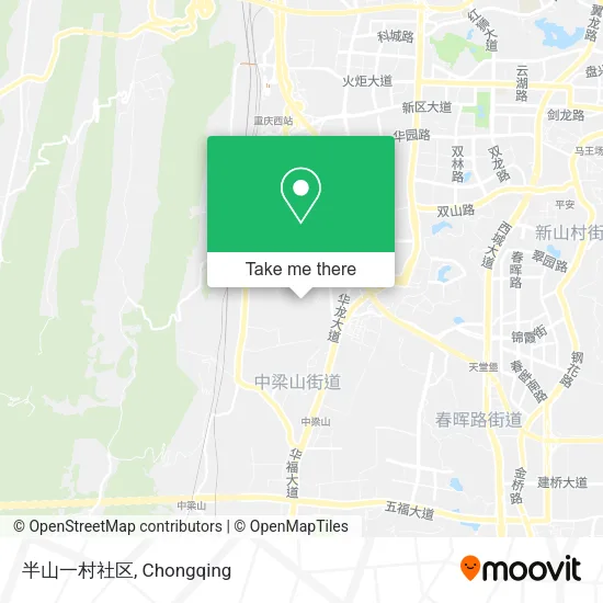 半山一村社区 map