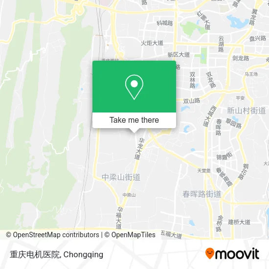 重庆电机医院 map