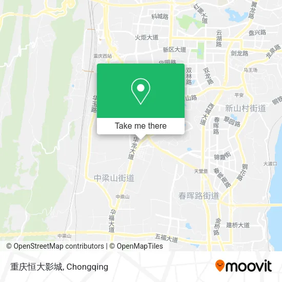 重庆恒大影城 map