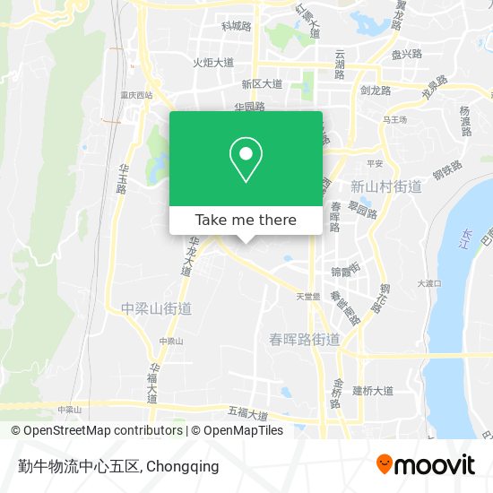 勤牛物流中心五区 map