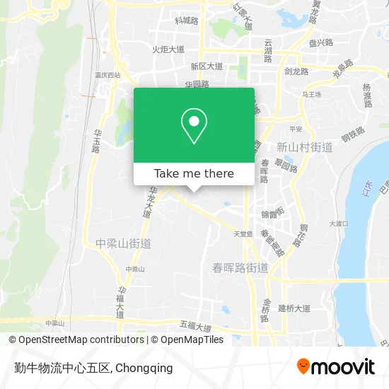 勤牛物流中心五区 map