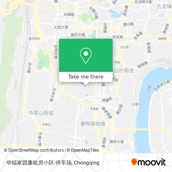 华福家园廉租房小区-停车场 map