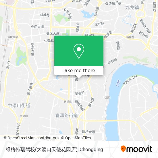 维格特瑞驾校(大渡口天使花园店) map