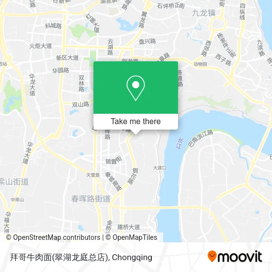 拜哥牛肉面(翠湖龙庭总店) map