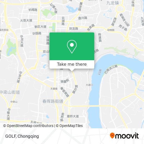 GOLF map