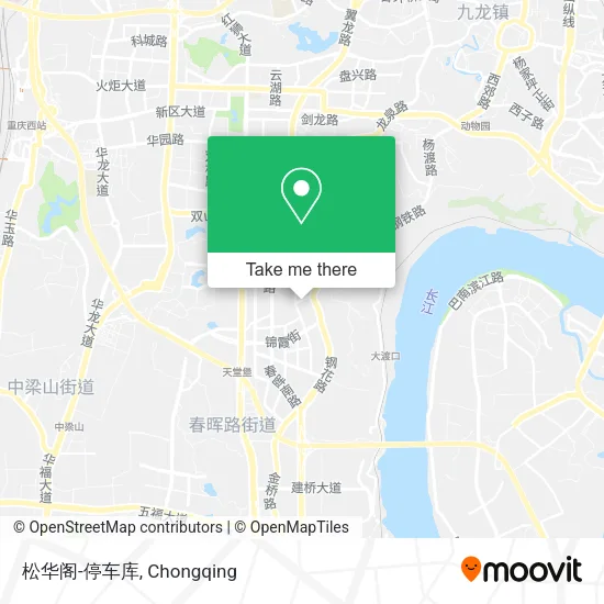 松华阁-停车库 map