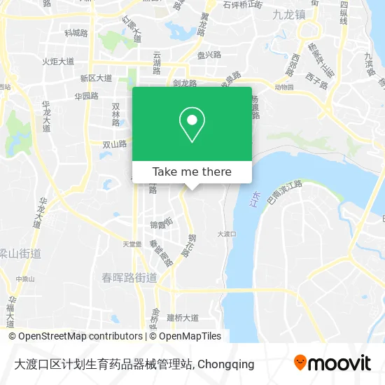 大渡口区计划生育药品器械管理站 map