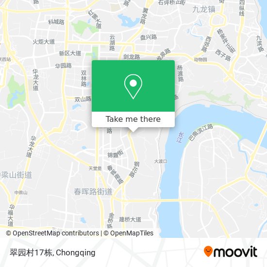 翠园村17栋 map