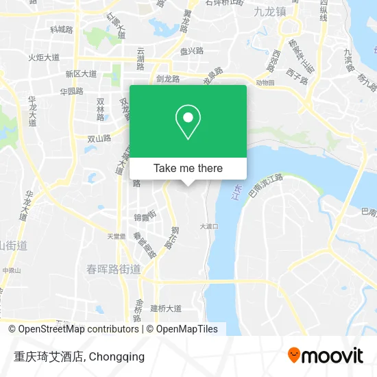 重庆琦艾酒店 map
