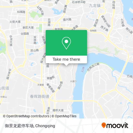 御景龙庭停车场 map