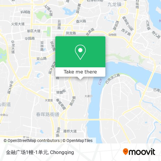 金融广场1幢-1单元 map