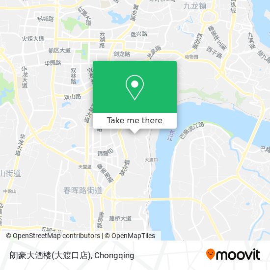 朗豪大酒楼(大渡口店) map
