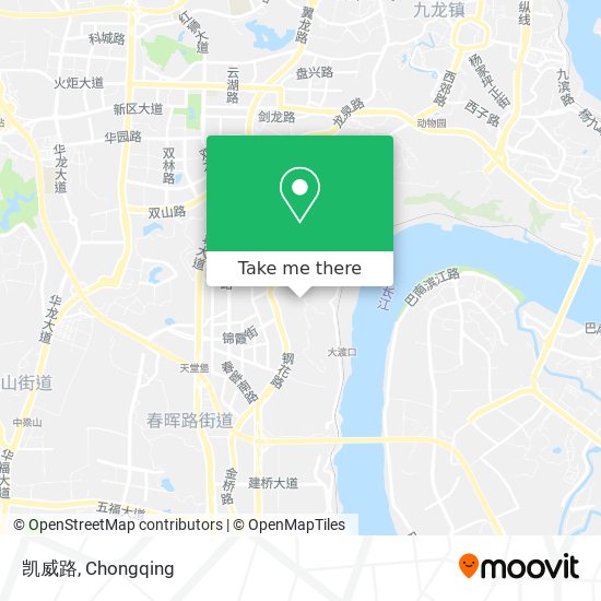 凯威路 map