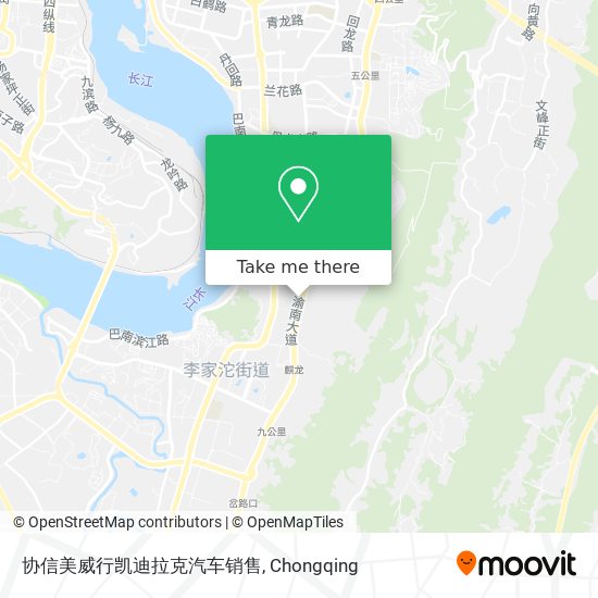 协信美威行凯迪拉克汽车销售 map