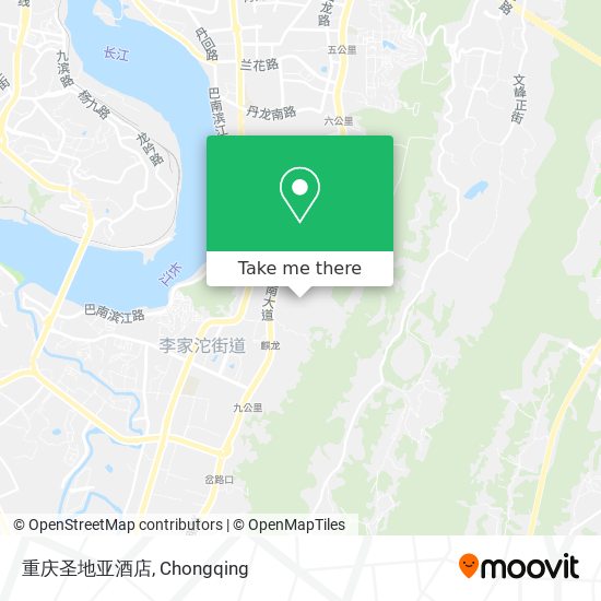 重庆圣地亚酒店 map