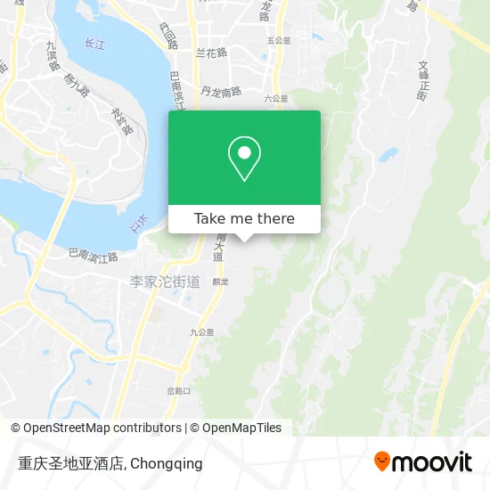 重庆圣地亚酒店 map