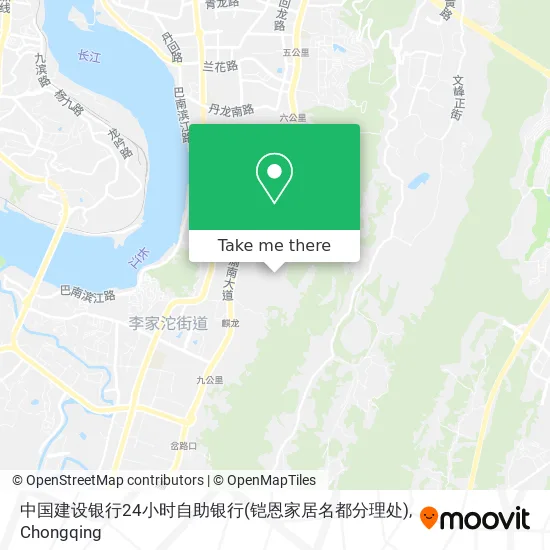 中国建设银行24小时自助银行(铠恩家居名都分理处) map