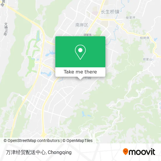 万津经贸配送中心 map