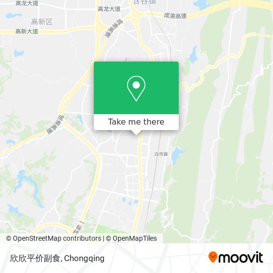 欣欣平价副食 map