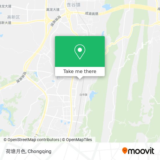 荷塘月色 map