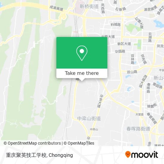 重庆聚英技工学校 map