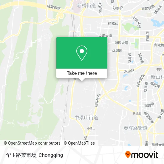 华玉路菜市场 map
