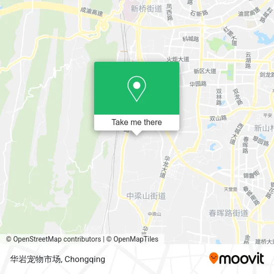 华岩宠物市场 map