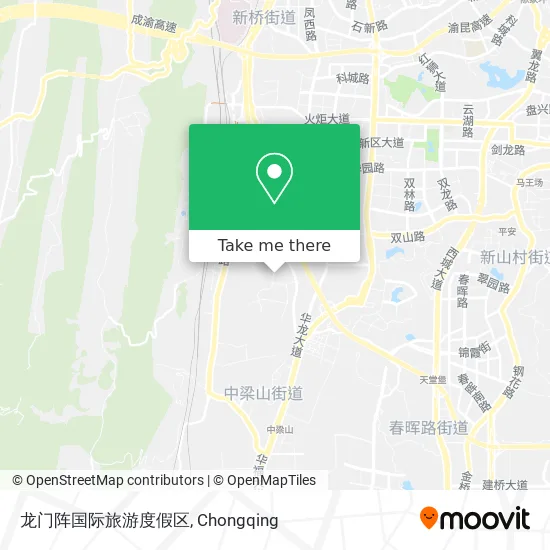 龙门阵国际旅游度假区 map