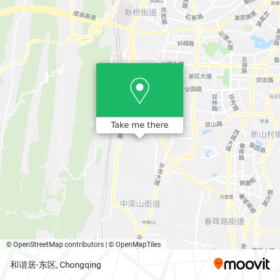 和谐居-东区 map