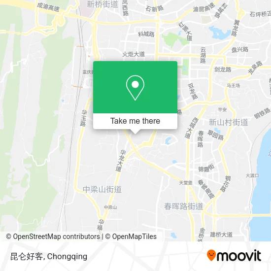 昆仑好客 map