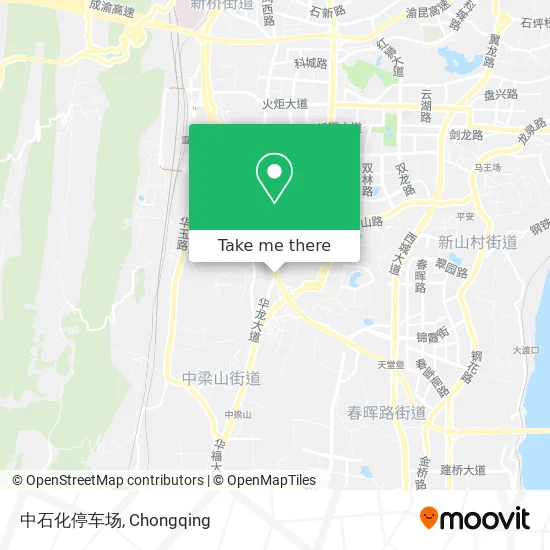 中石化停车场 map
