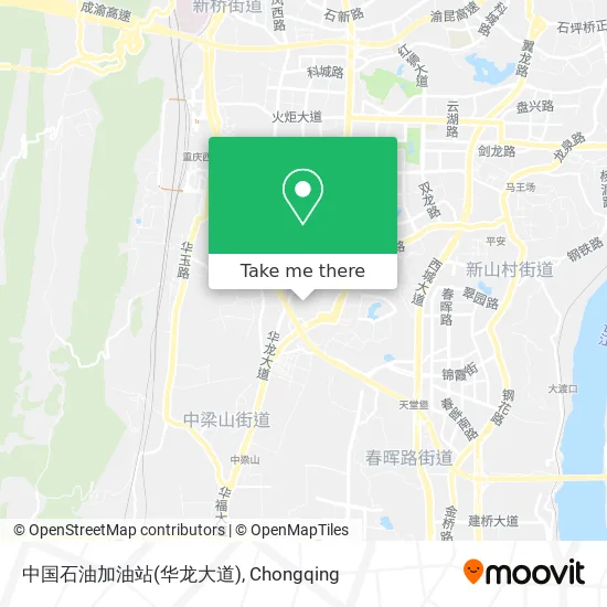 中国石油加油站(华龙大道) map
