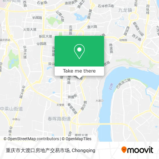 重庆市大渡口房地产交易市场 map